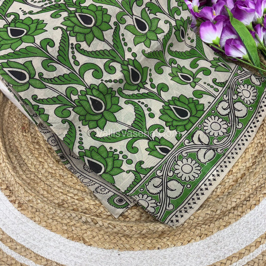 Pure Kalamkari Cotton Saree - VVPKC002