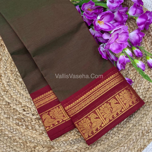 Kanchi Cotton Saree - VVKCS007