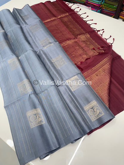 Pure Soft Silk Saree - Light Weight - Border Less - VVPSS034
