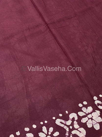 Pure Soft Mul Mul Cotton Sarees - Hand Block PrintsVVMMC003