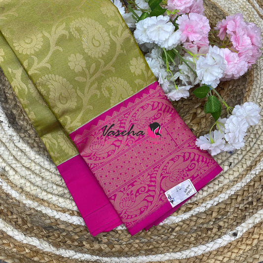 40% less - Offer Saree - Semi Banarsi Silk Saree - VVDS008