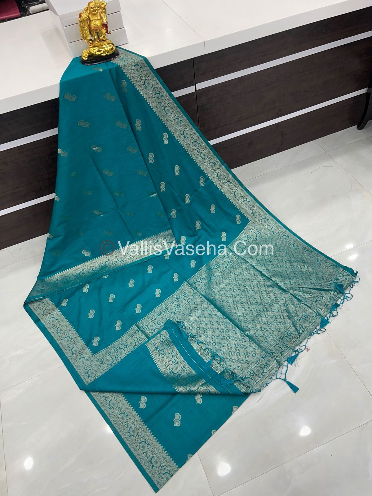 Banarasi - Heritage Silk - Semi Kathan Silk - Blue  Shade- VVBHS004