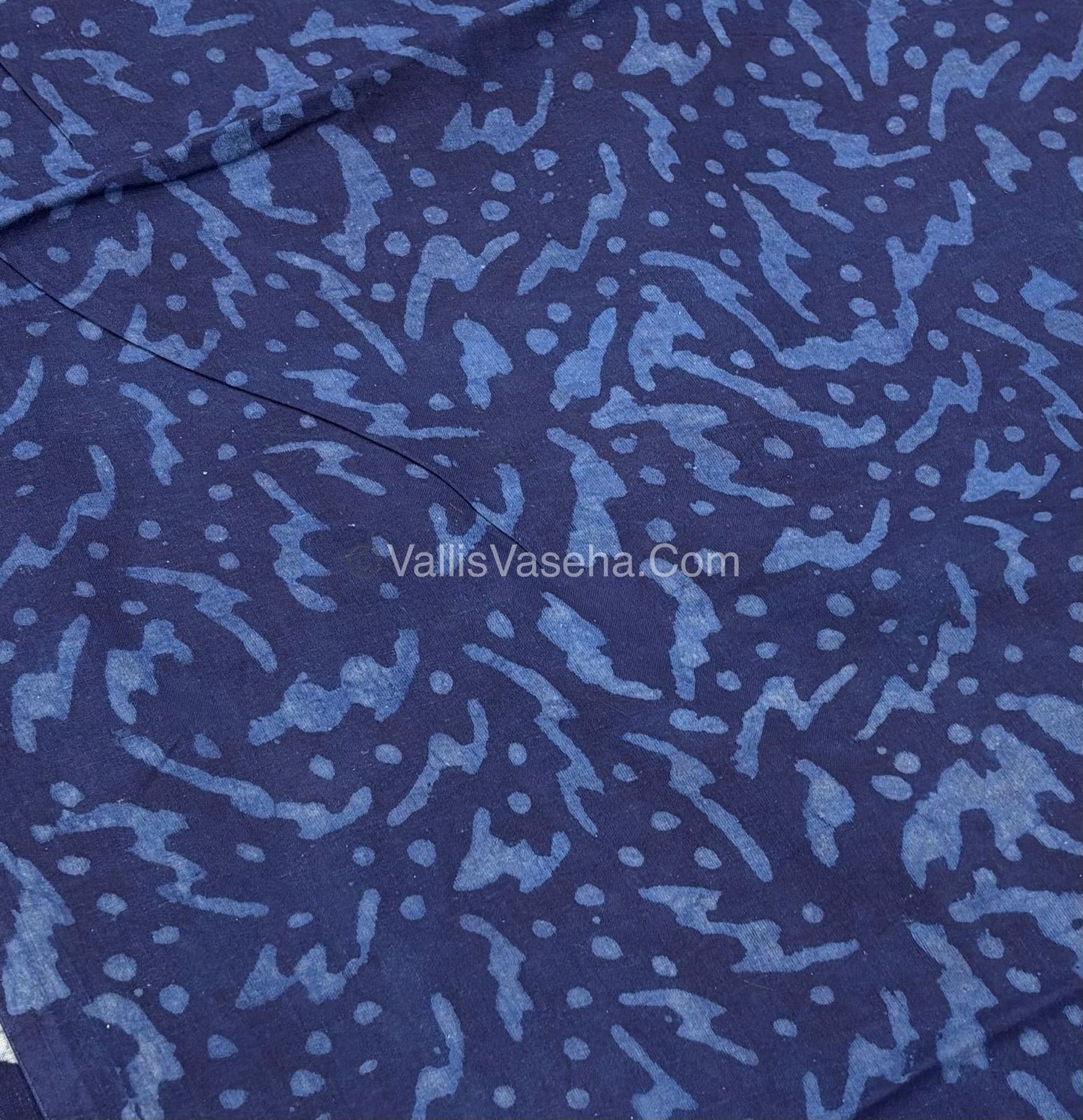 Pure Soft Mul Mul Cotton Sarees - Hand Block Prints - VVMMC006