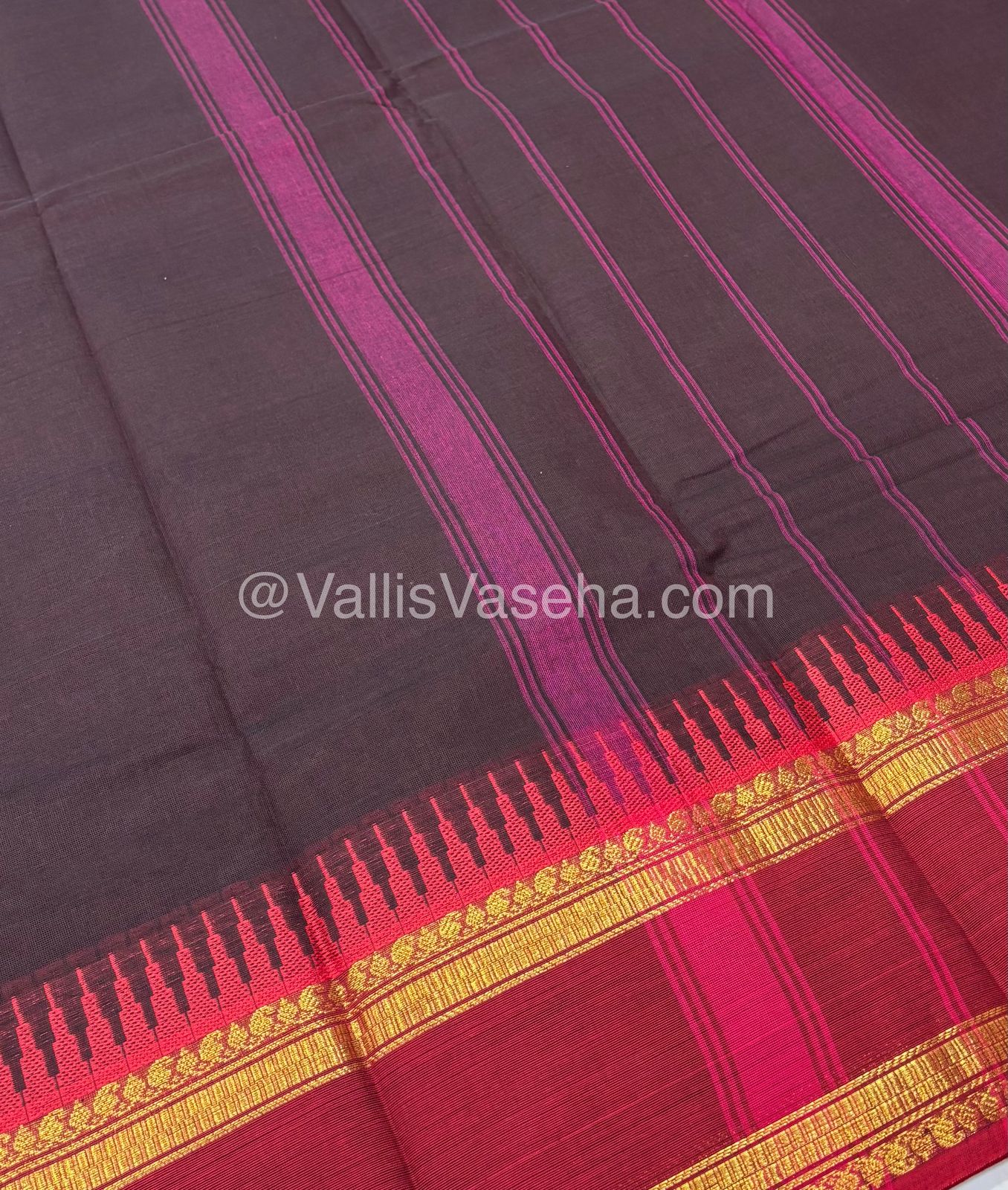 Kanchi Cotton Saree - VVKCS016