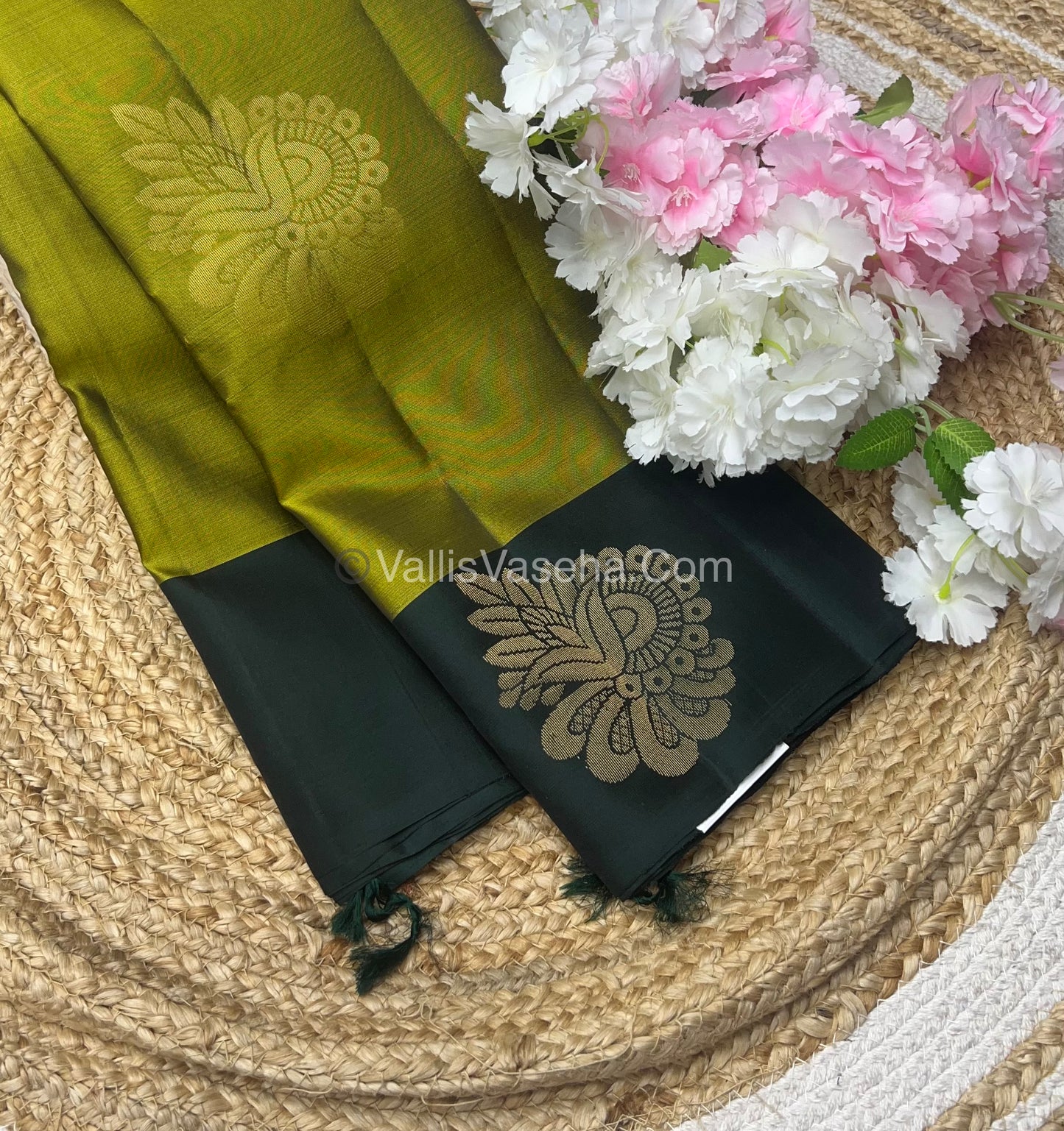 Half Mix - Pure Soft Silk Saree - VVPSS054