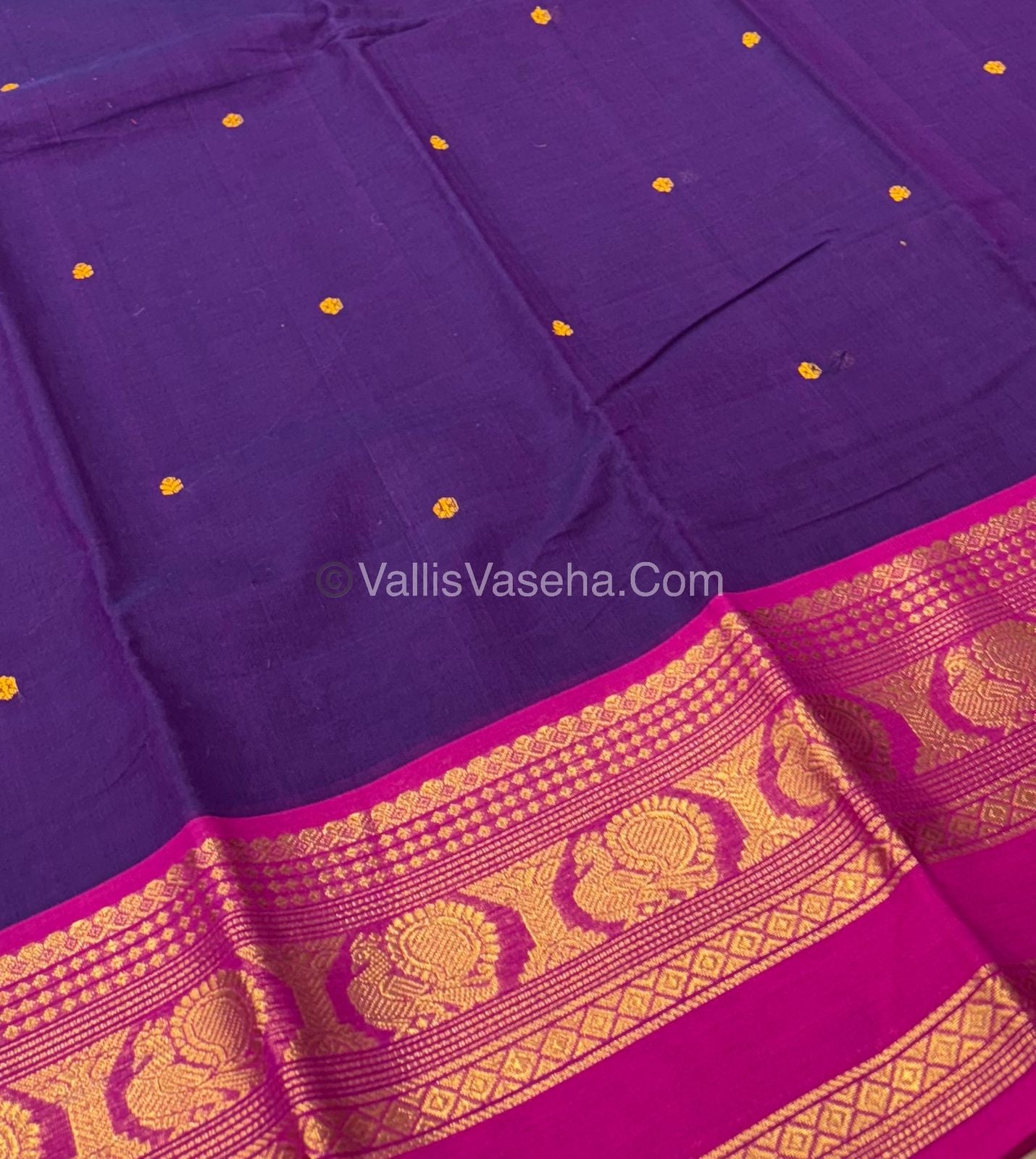 Kanchi Cotton Saree - VVKCS012