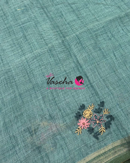 French Knot - Tissue Saree  - VVLFN019