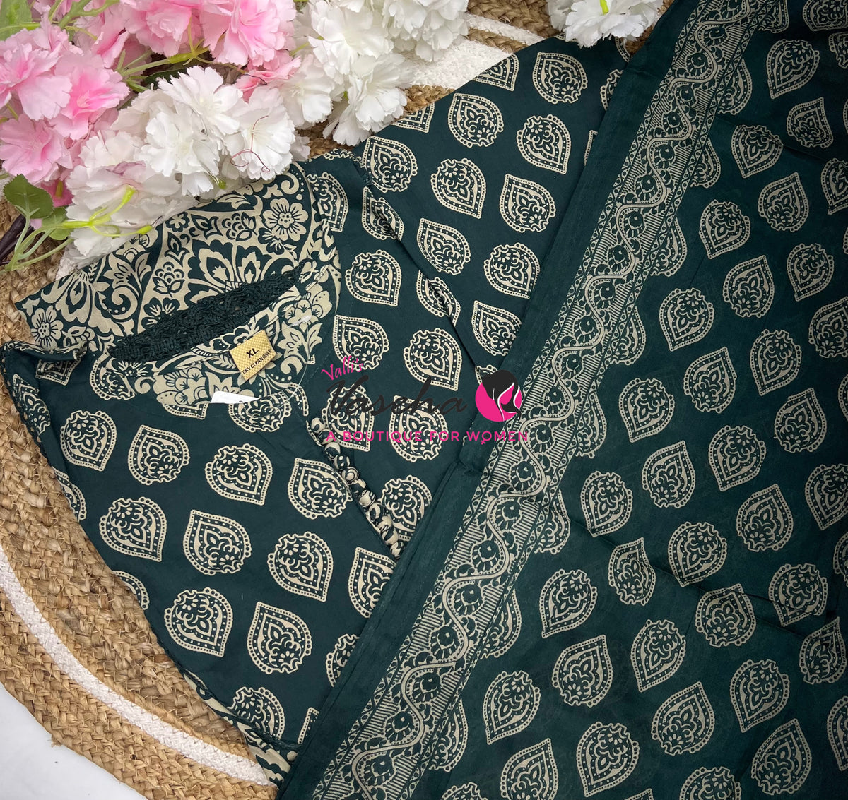 Ready Made | Anarkali Set  |Salwar, Kameez & Duppatta(3pc)|Cotton |VVRMS027