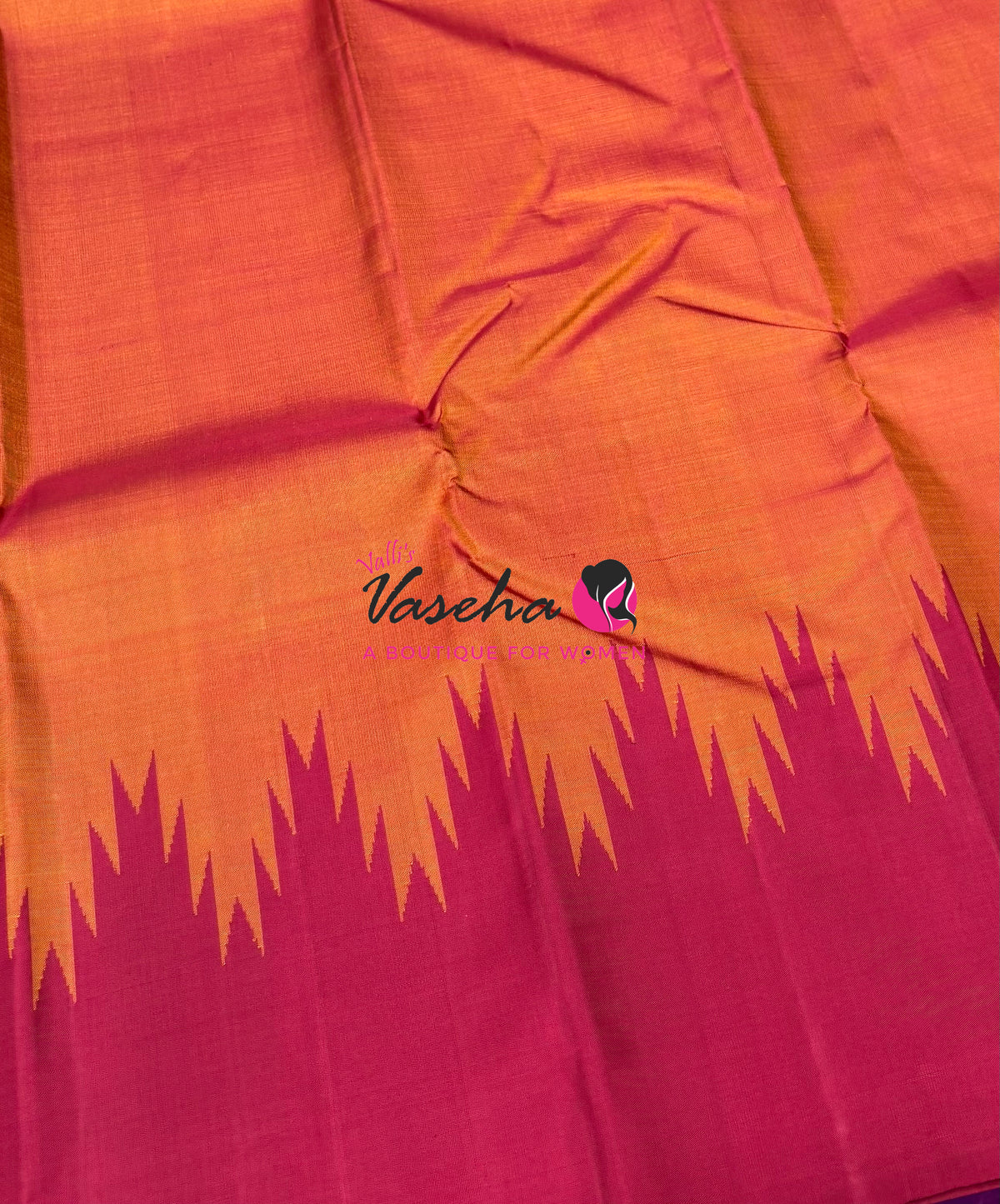 Pure Kanchipuram Silk Saree - Thalampoo - VVPS029