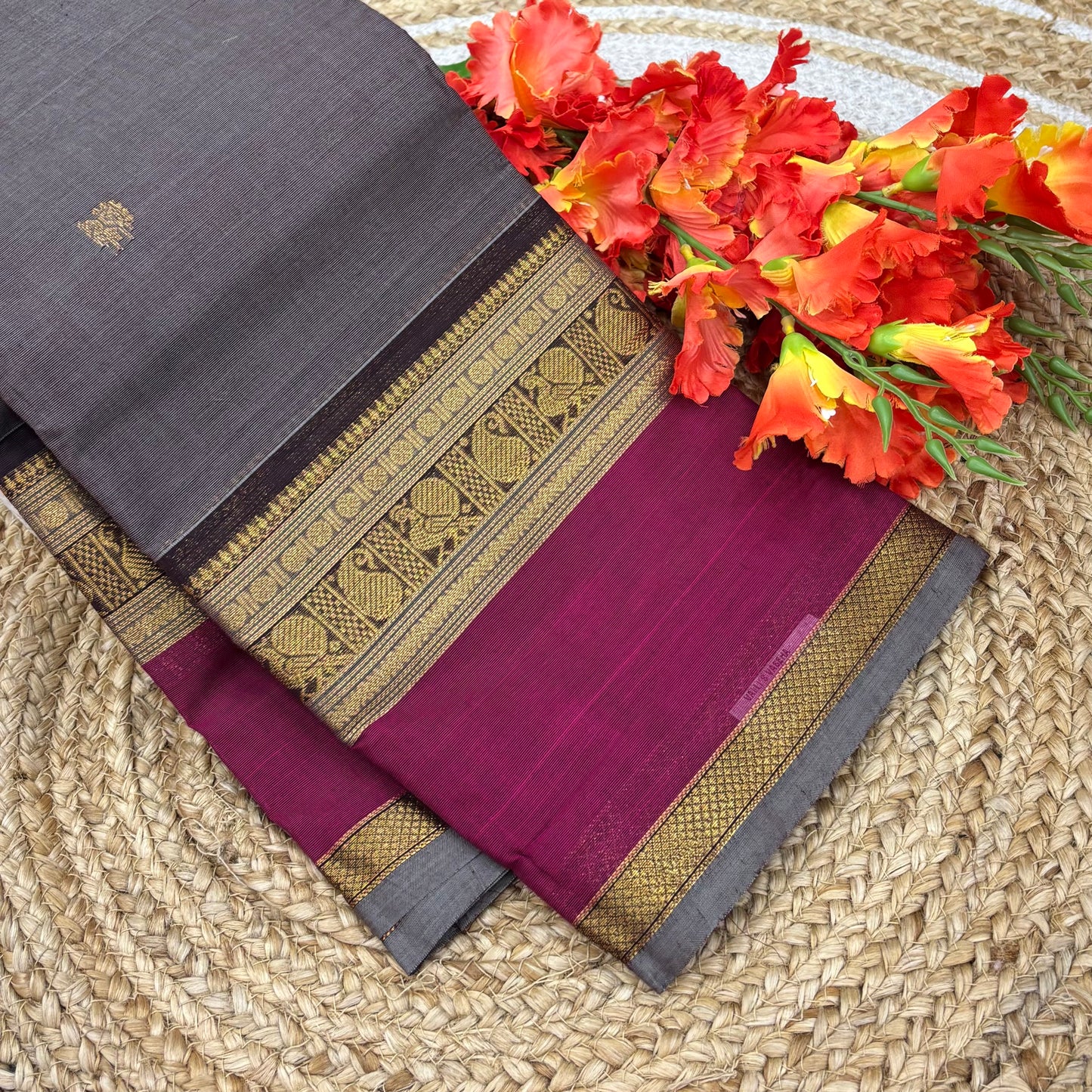 Kanchi Cotton Saree - VVKCS025