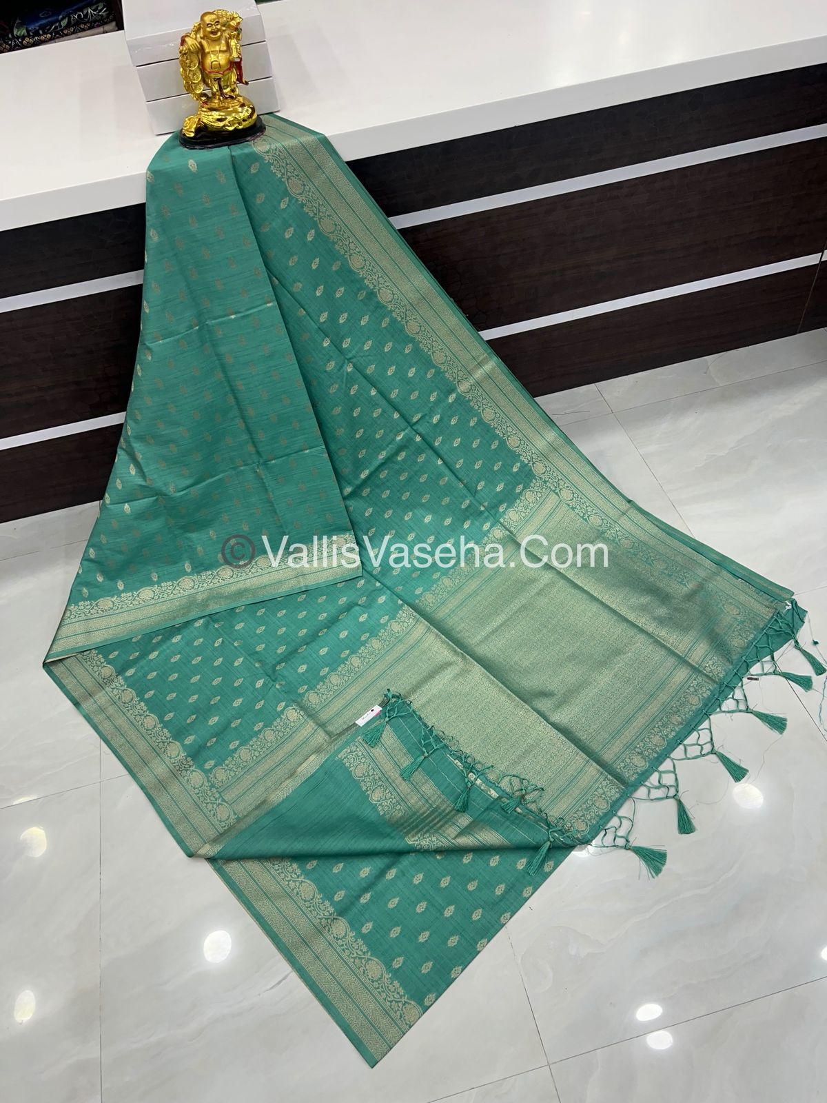 Banarasi - Heritage Silk - Semi Kathan Silk - Green Shade - VVBHS006