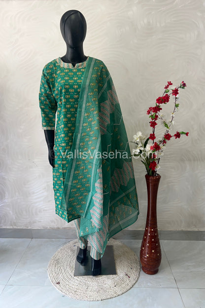 Ready Made - Salwar, Kameez & Duppatta(3pc) - Printed - VVRBS005