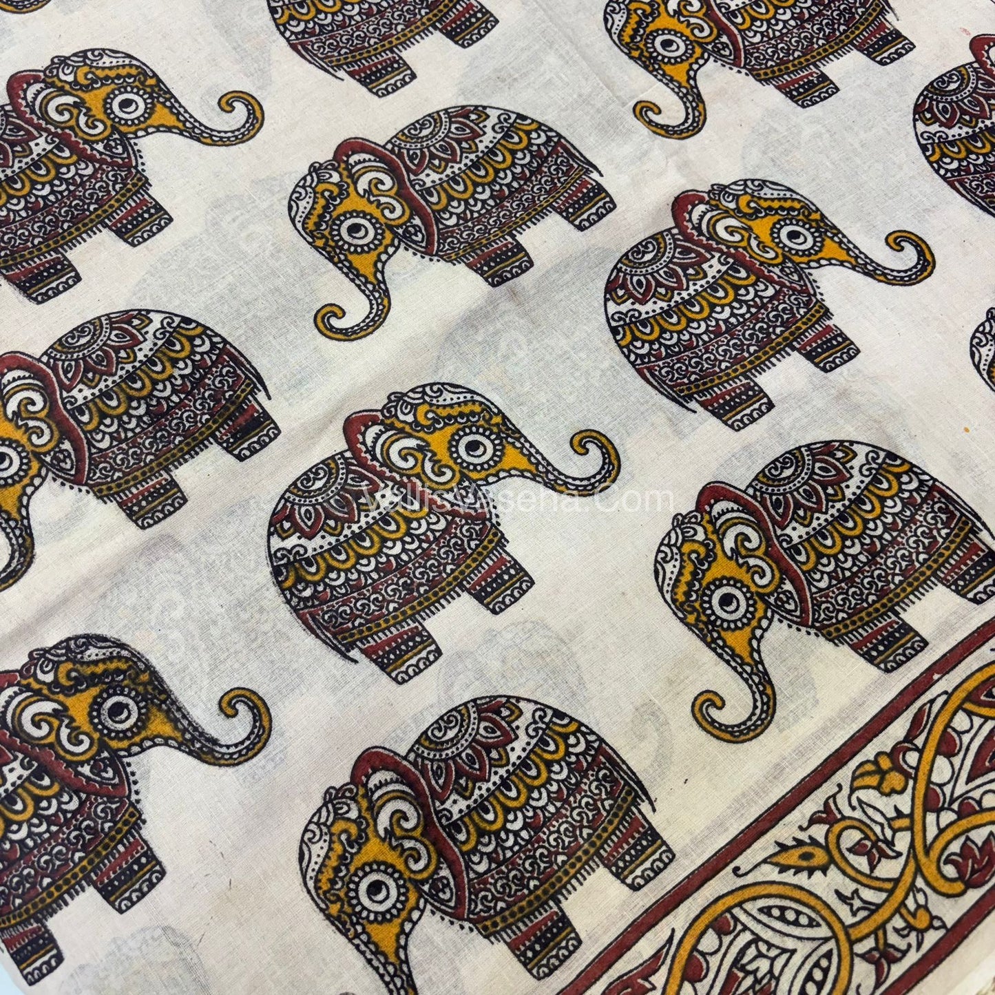 Pure Kalamkari Cotton Saree - VVPKC002