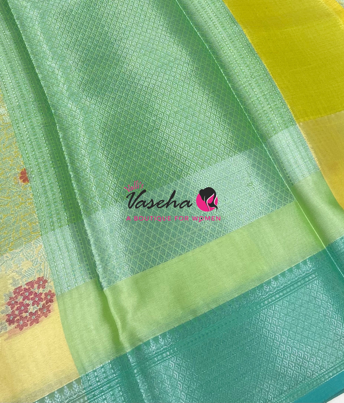40% less - Offer Saree - Semi Banarsi Silk Saree - VVDS008