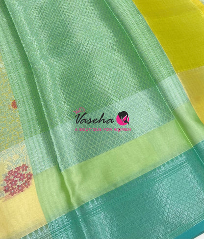 40% less - Offer Saree - Semi Banarsi Silk Saree - VVDS008