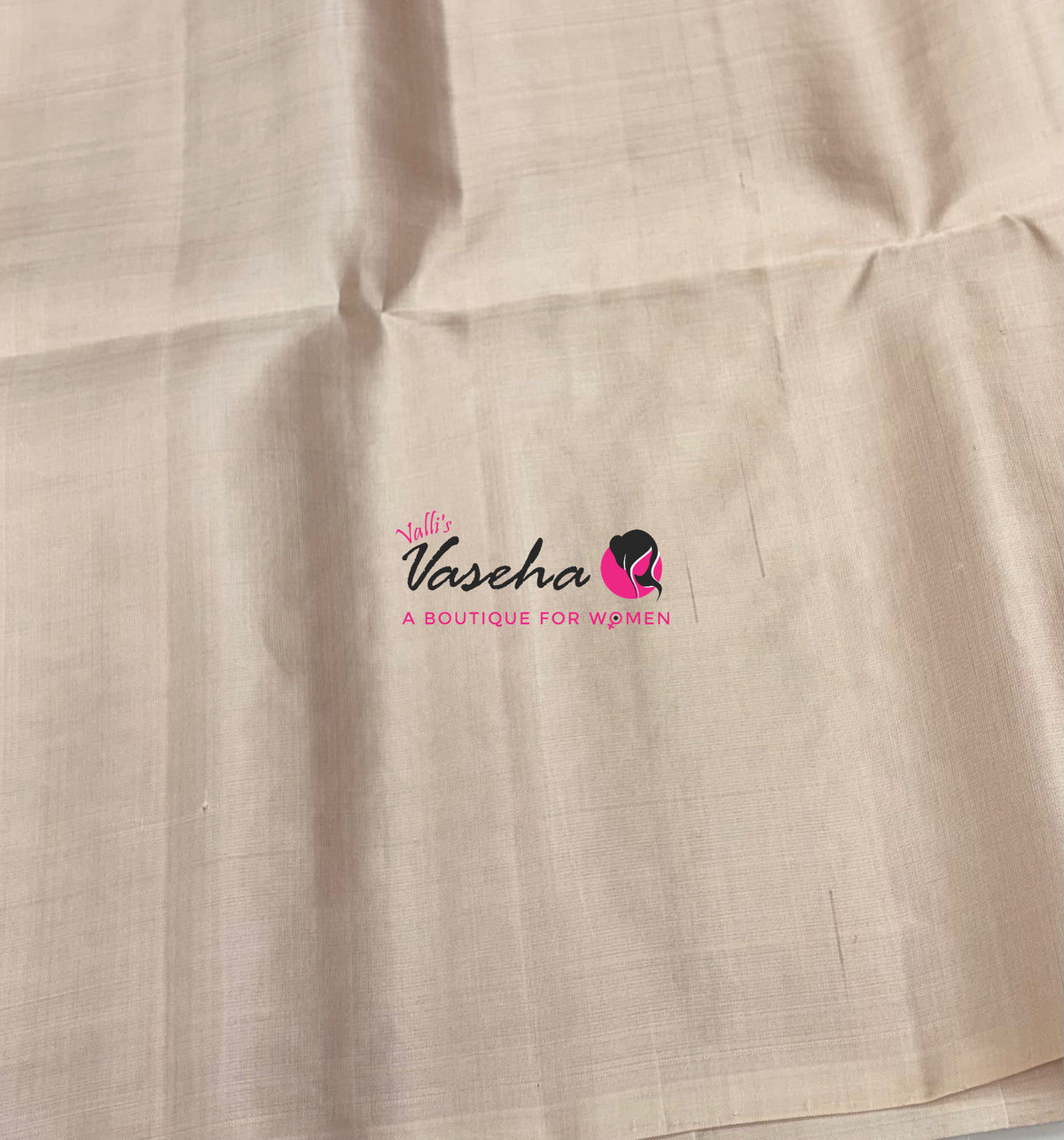 Pure Soft Silk Saree  - Red With Cream Combo - VVPSS139