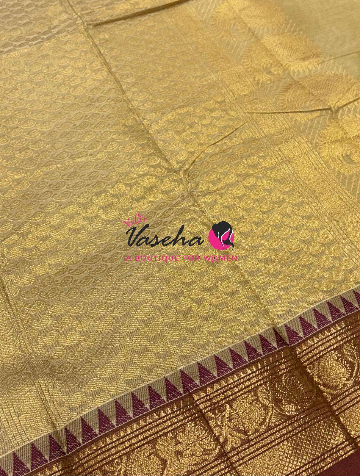 Kanchi Cotton Saree - VVKCS026