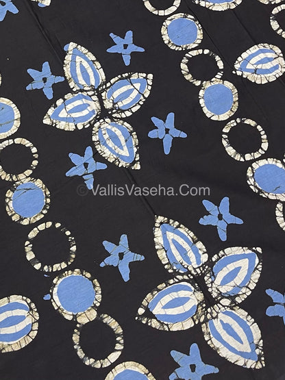 Pure Soft Mul Mul Cotton Sarees - Hand Block Prints - VVMMC007