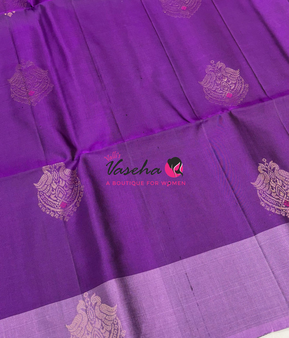 Pure Soft Silk Saree  - Purple & Lavender Combo - VVPSS137