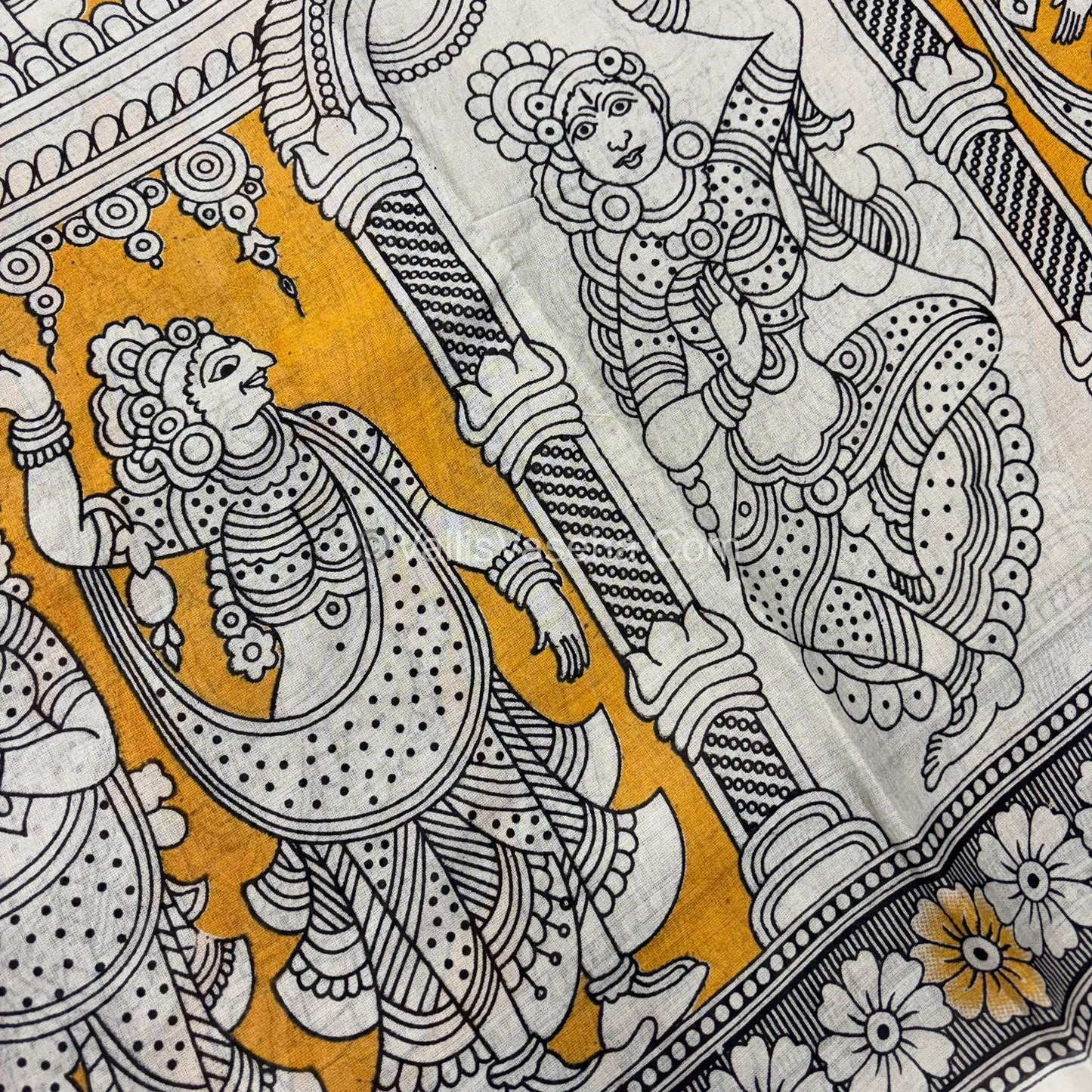Pure Kalamkari Cotton Saree - VVPKC002