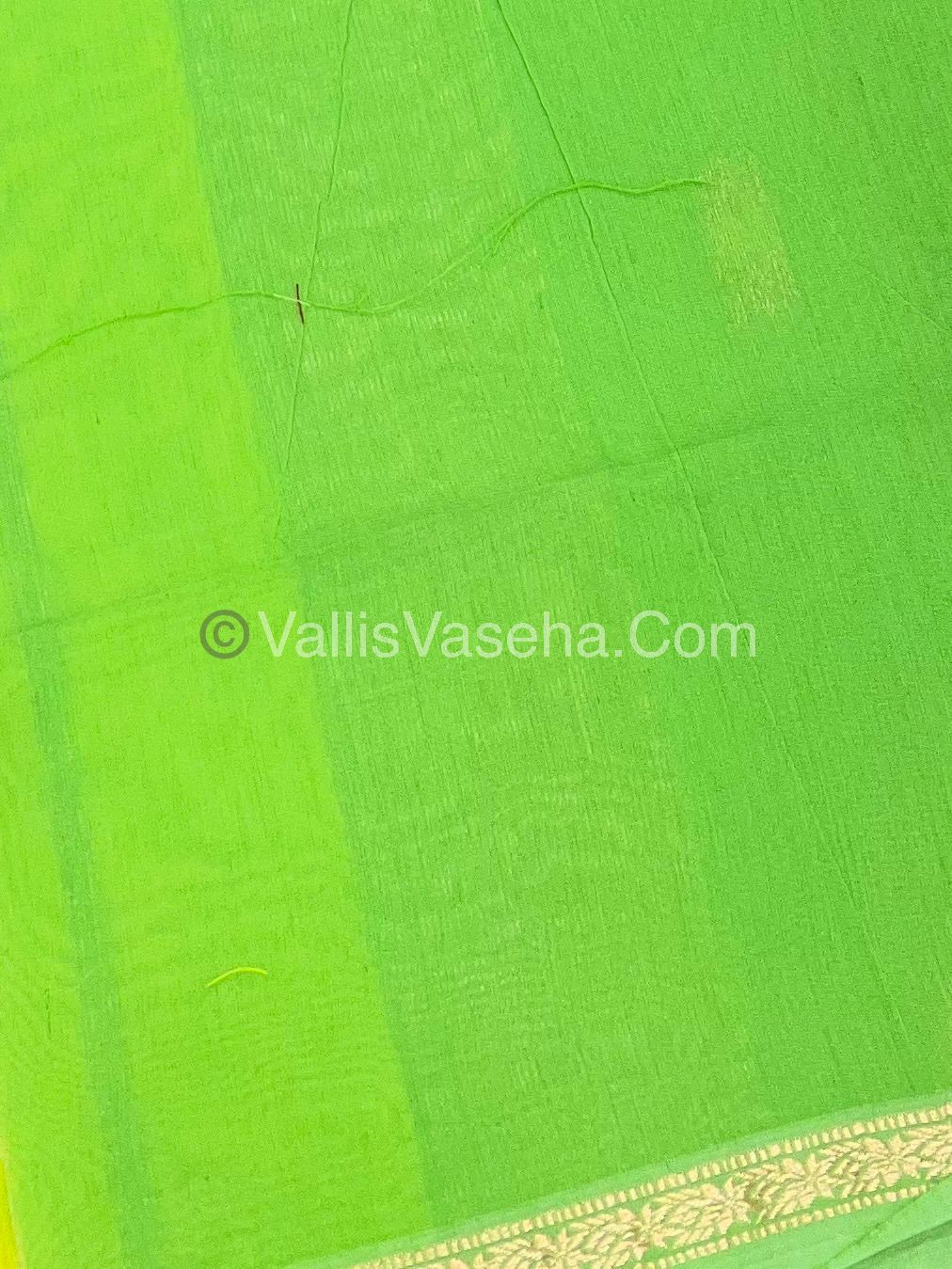 Semi Maheshwari Silk Cotton Saree - VVMSC006