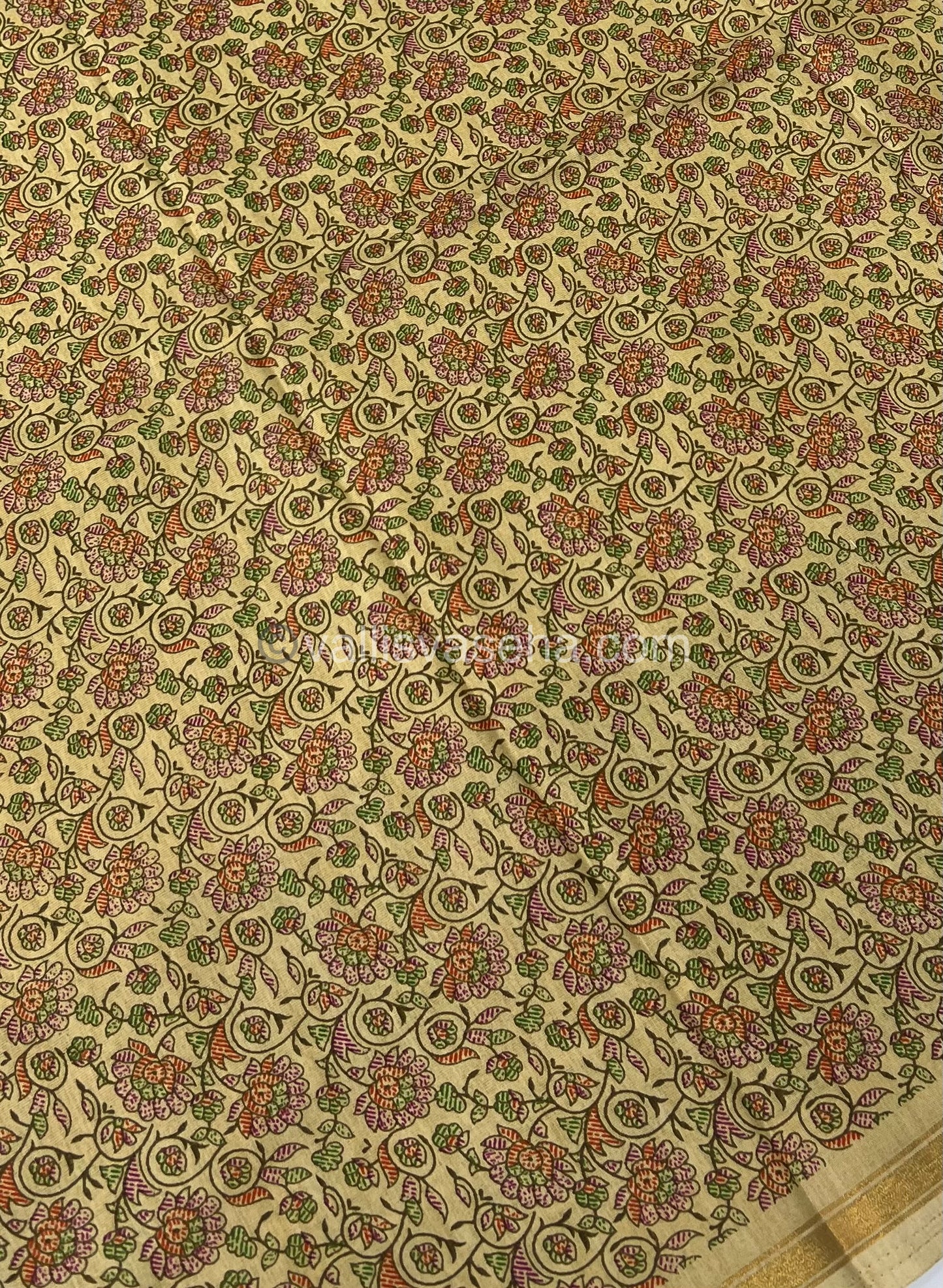 Casual Wear - Fancy Mixed Cotton Cream Shade - VVFMC001
