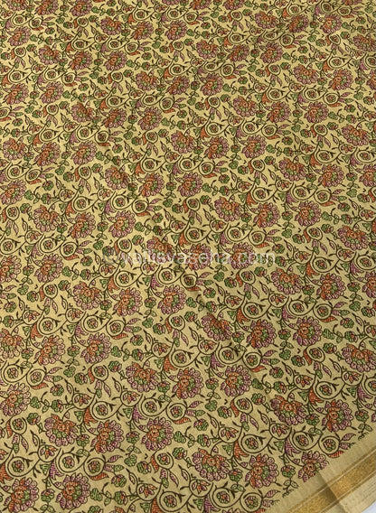 Casual Wear - Fancy Mixed Cotton Cream Shade - VVFMC001