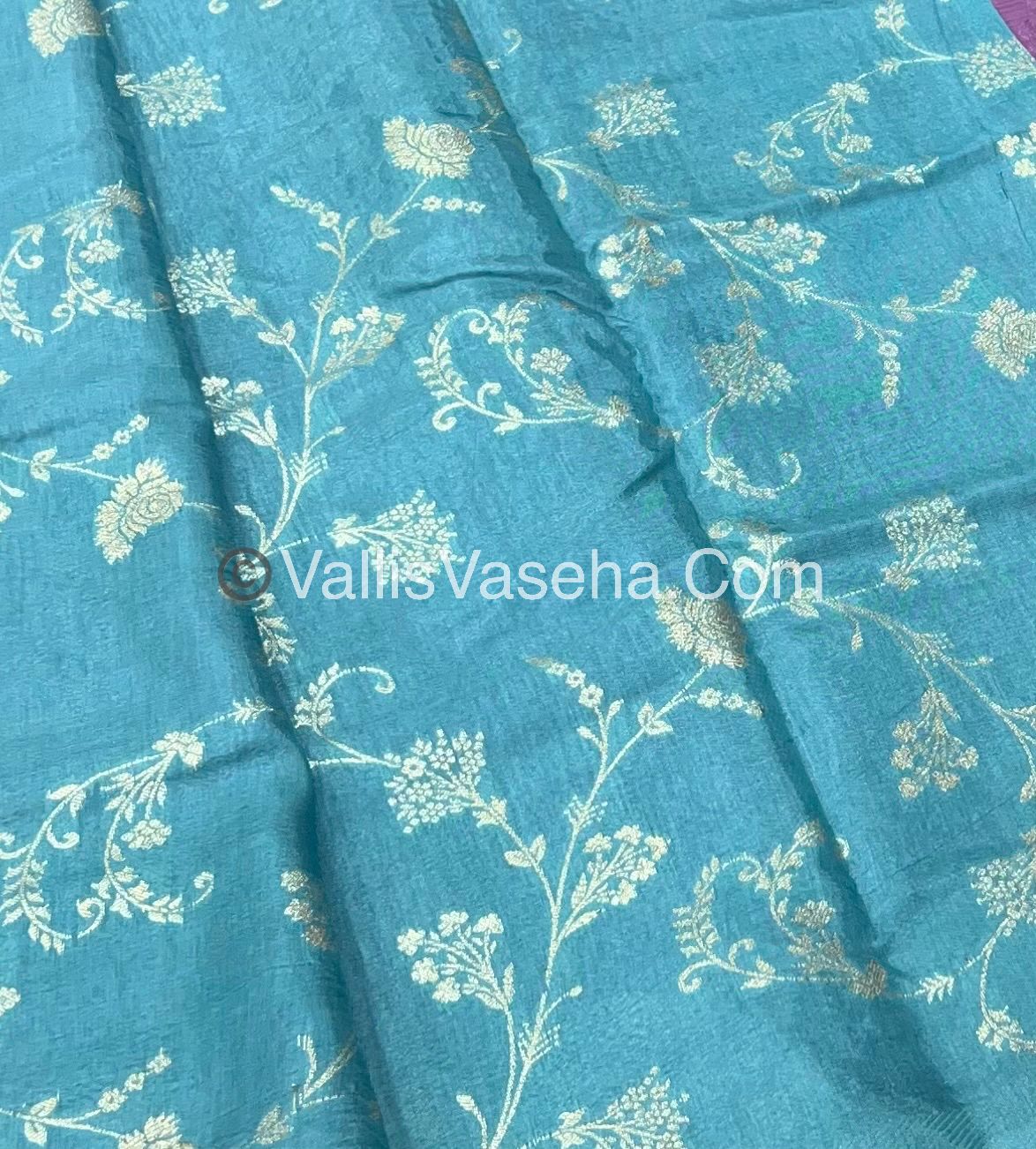 Semi Viscose / Semi Mysore Crepe Silk Variety - Embossed Design - VVSMC002