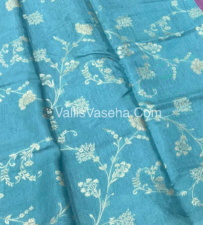 Semi Viscose / Semi Mysore Crepe Silk Variety - Embossed Design - VVSMC002