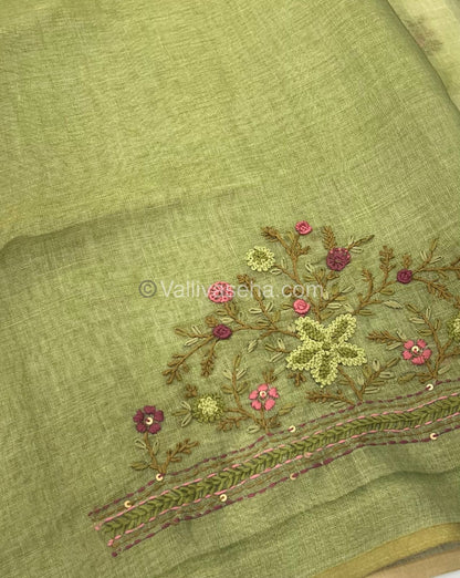 French Knot - Tissue Saree -  VVLFN001