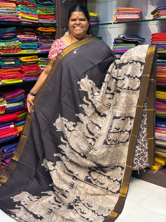 Chennur Silk | Kalamkari Prints | VVCKS006