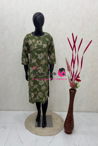 Ready Made -  Kurti - Straight Cut - VVRMS021