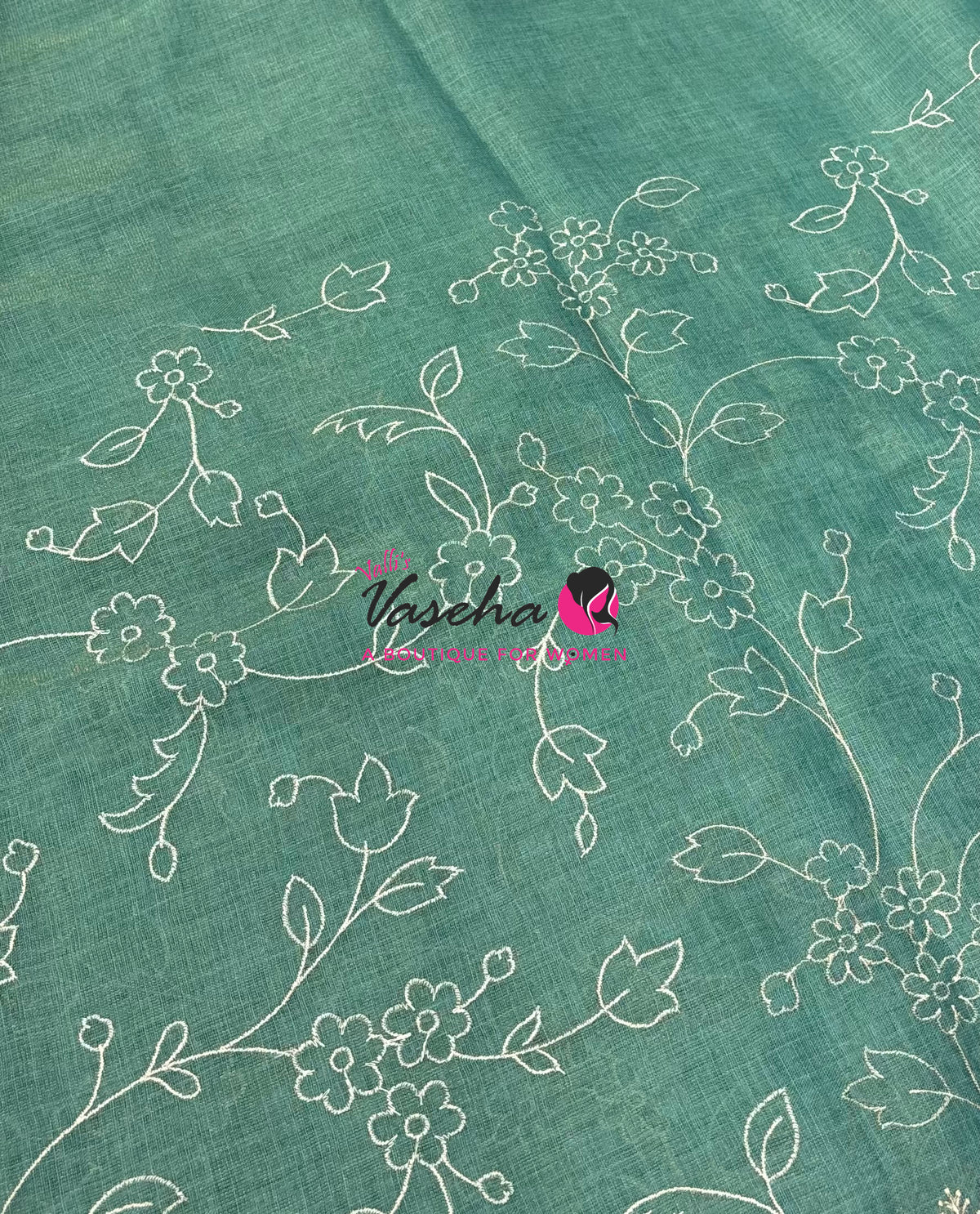 Linen Tissue Saree -  Blue Shade - VVLTS009