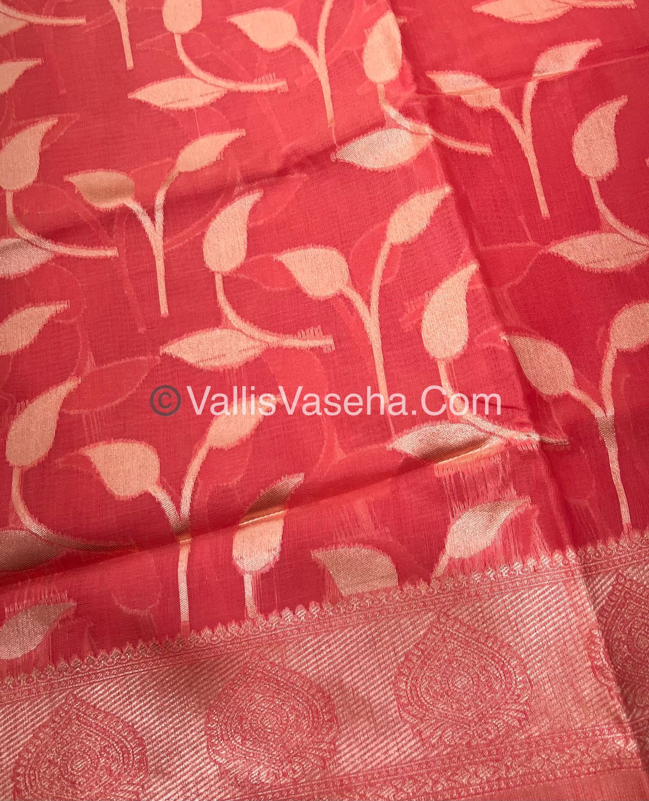 Fancy Saree - Mixed Variety -Peach Shade - VVFBS004