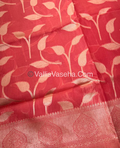 Fancy Saree - Mixed Variety -Peach Shade - VVFBS004