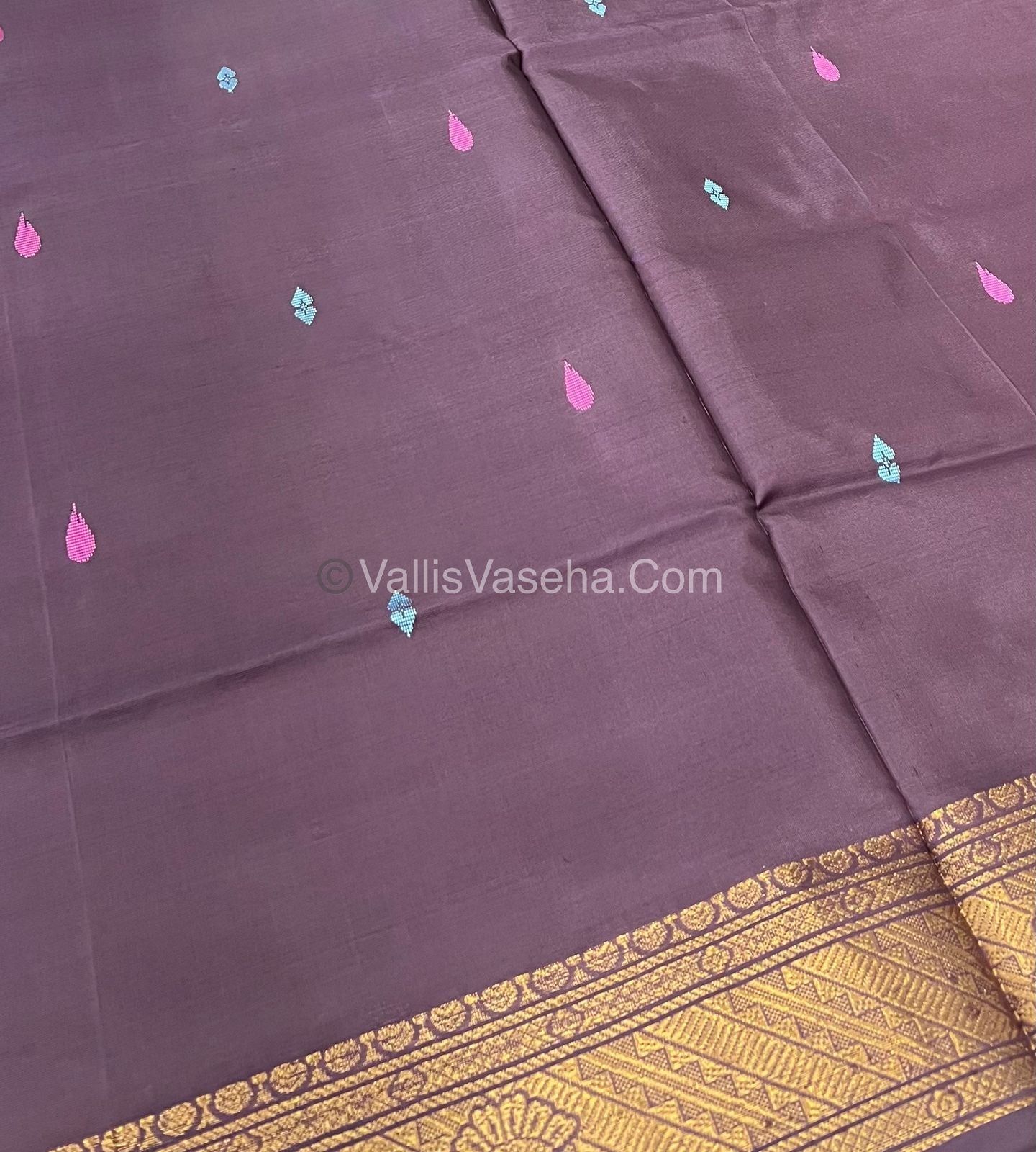 Vazhai Pattu Saree / Banana Pith - With Blouse - VVVPS001