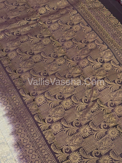 Half Mix - Pure Soft Silk Saree - VVPSS043