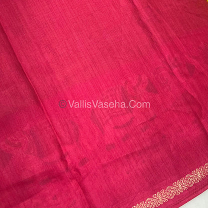 Budget Friendly Sarees - Casual Wear Sarees - Crackle Silk - VVCS002