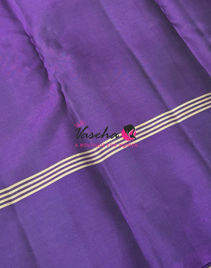 Half Mix - Pure Soft Silk Saree - Retta Petta Border - VVPSS154