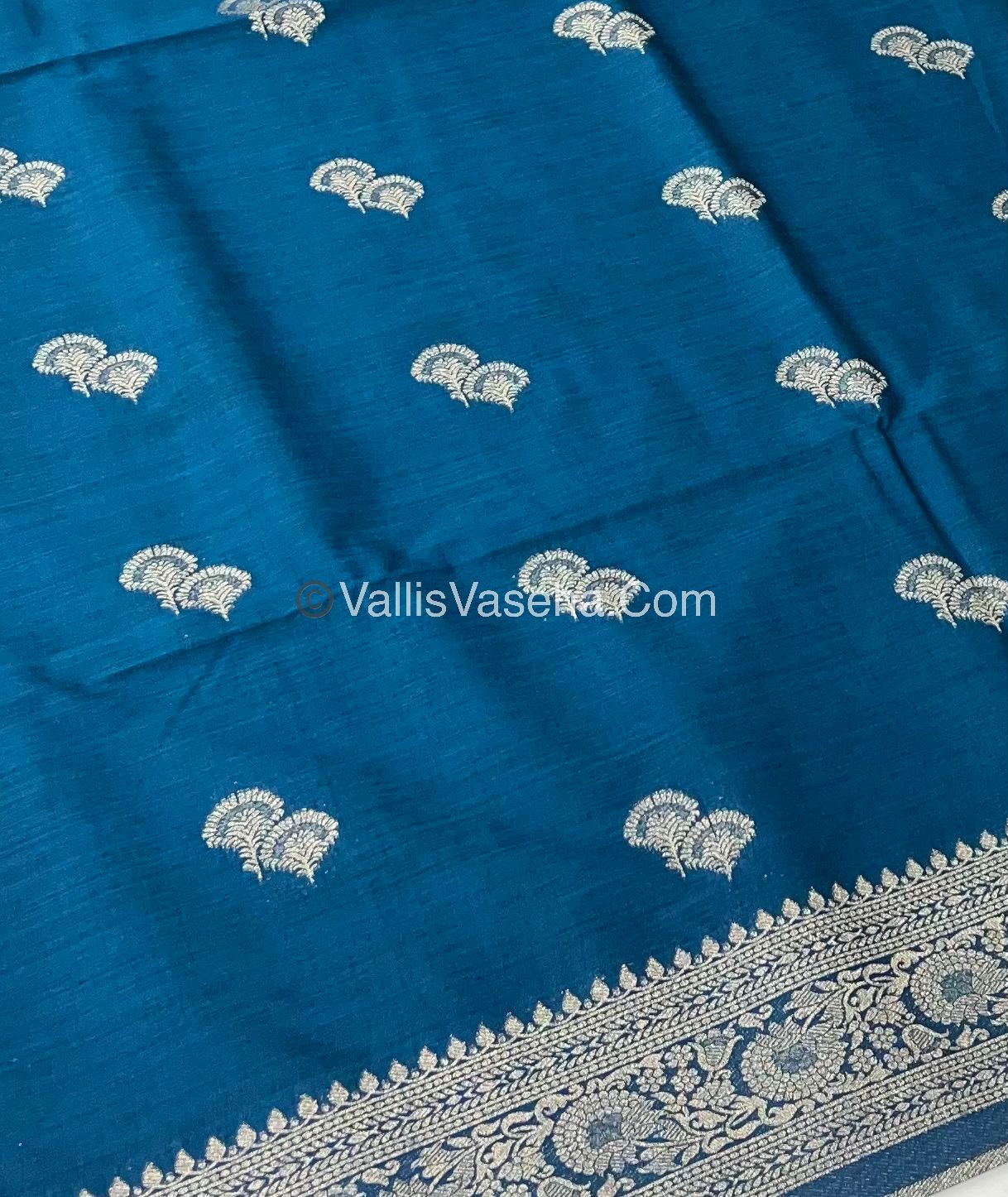 Banarasi - Heritage Silk - Semi Kathan Silk - Ramar Blue Shade- VVBHS004