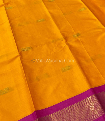 Semi Silk -  Lemon Yellow with Pink Combo VVSS001