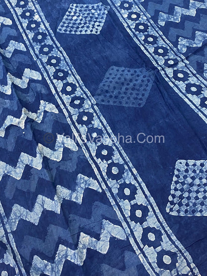 Pure Soft Mul Mul Cotton Sarees - Hand Block Prints - VVMMC003