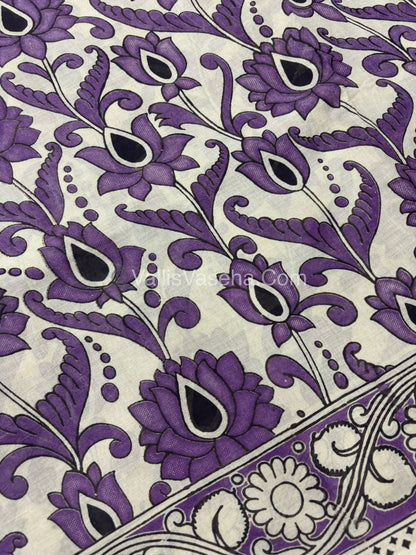 Pure Kalamkari Cotton Saree - VVPKC002