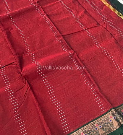 Dhaka Cotton Saree - VVDCS001