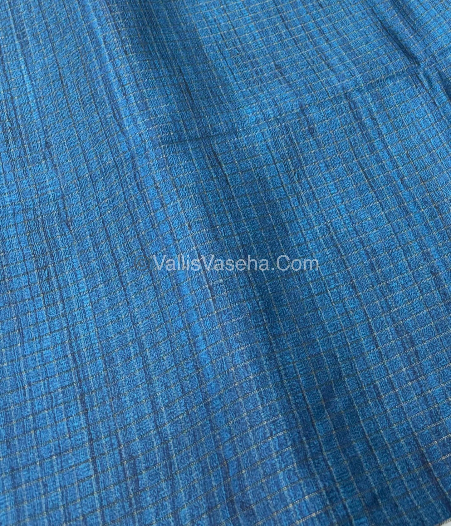 Art Tussar / Art Silk - Purple & Blue Shade - VVATS003