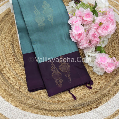 Half Mix - Pure Soft Silk Saree - VVPSS075