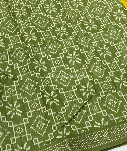 Semi Raw Silk with Zig Zag  Design Weaving - VVRS003