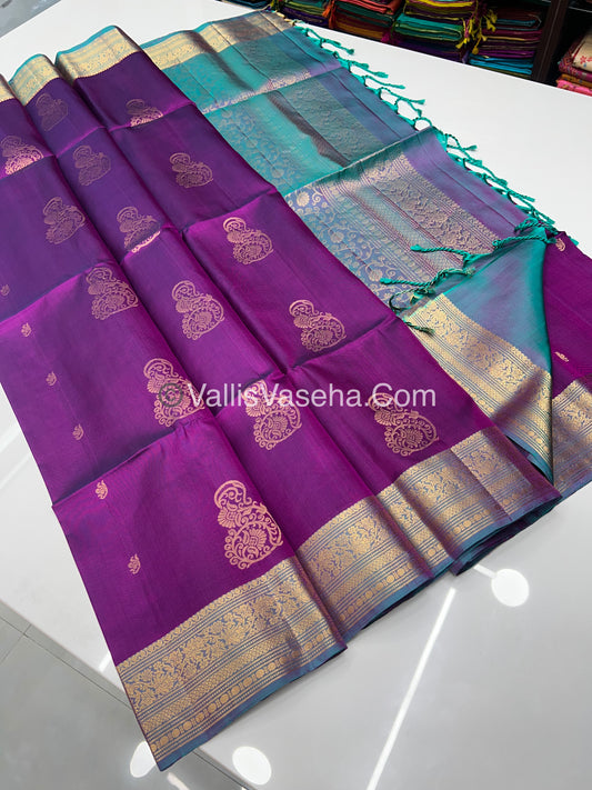 Pure Soft Silk Saree - Kanchi Border - VVPSS033