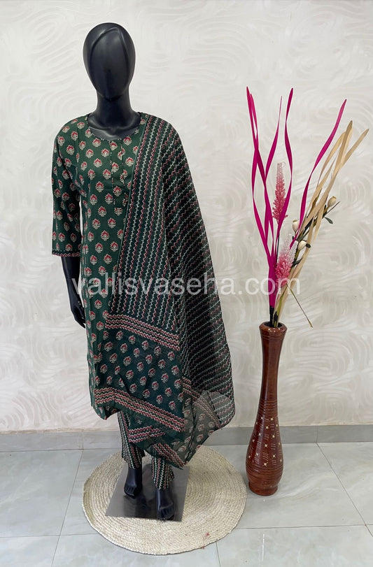 Ready Made - Salwar, Kameez & Duppatta(3pc) - Printed - VVRBS002