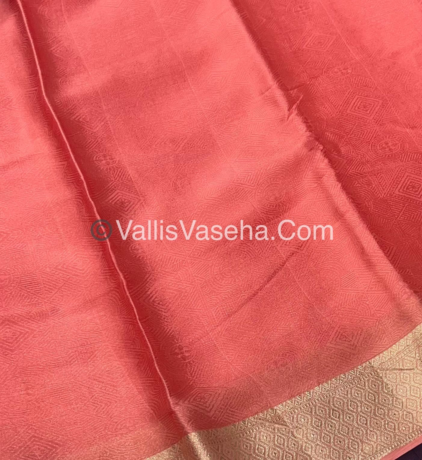 Semi Viscose / Semi Mysore Crepe Silk Variety - Embossed Design - VVSMC002